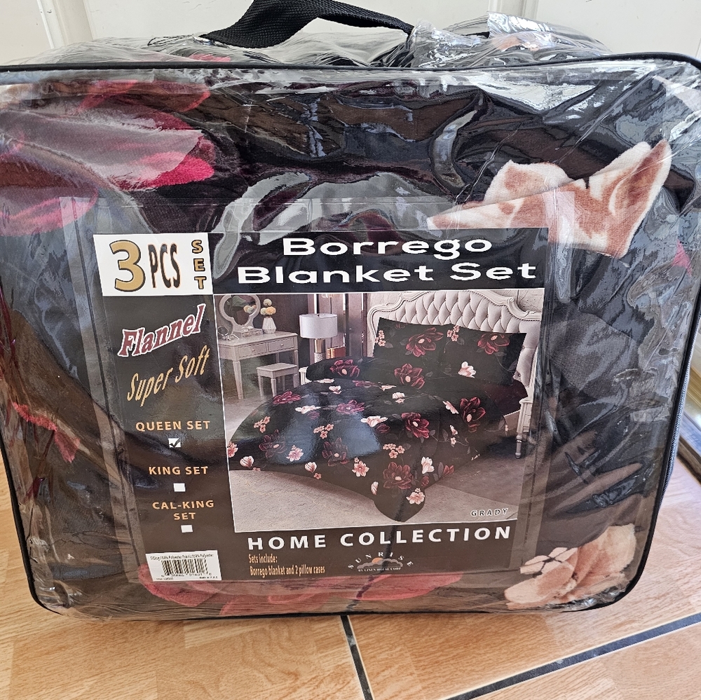 Queen borrego blanket